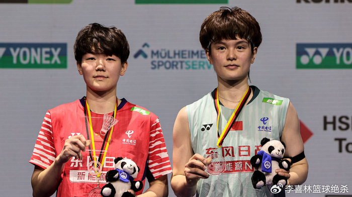 2-0击败世界第二！中国女羽24岁战将夺冠：看齐陈雨菲冲击主力？|韩千禧|羽毛球公开赛|国羽|王祉怡|韩悦_新浪新闻